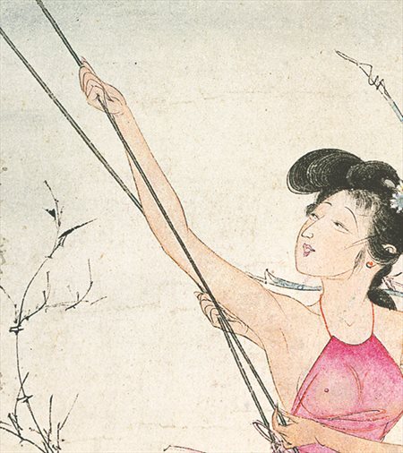 蒲县-胡也佛的仕女画和最知名的金瓶梅秘戏图